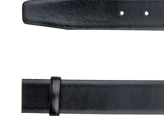 Black belt strap smooth STSM34BLNP