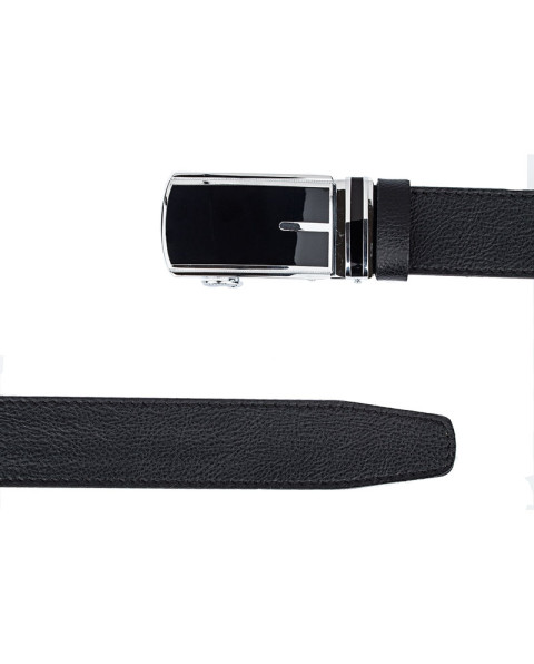 Black belt with automatic buckle AUBL3504