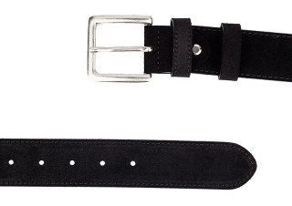 Black suede classic belt JS39BLSU