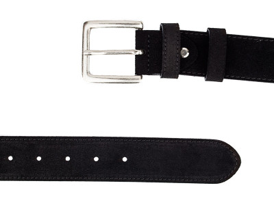 Black suede classic belt JS39BLSU
