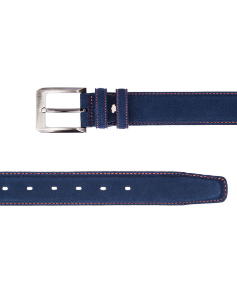 Navy belt with red thread LXNV34SU