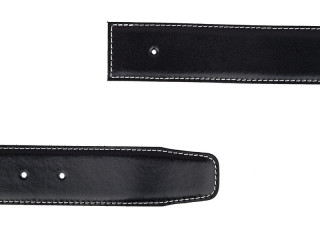 Navy reversible thick belt strap HVNV39BLNP