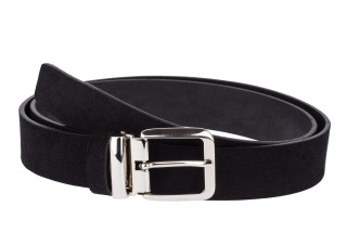 Black Suede Belt Classic SUSM34BL