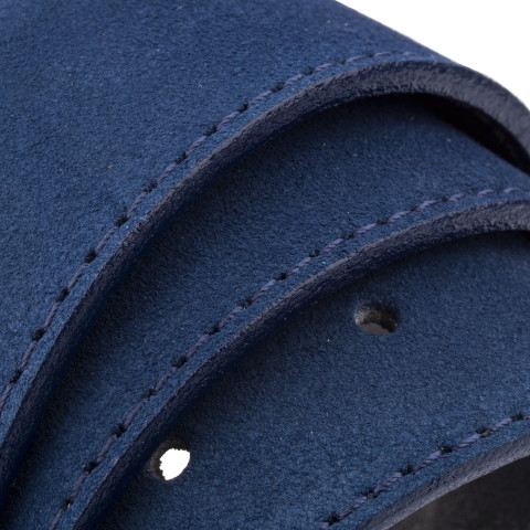 Snap On Belt Strap Suede Navy SST39NVSU